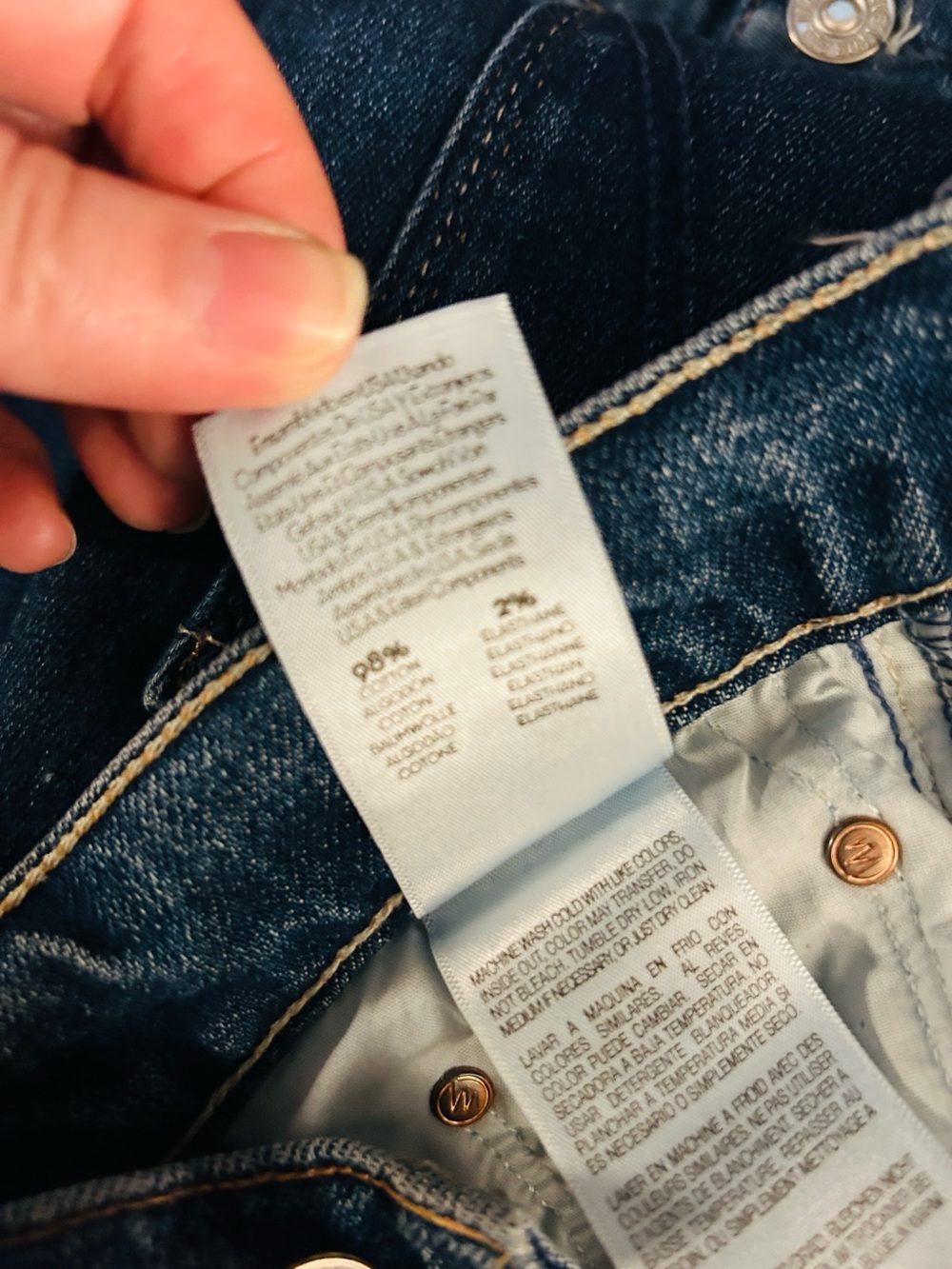 🩷💛MOTHER Denim The Tomcat Roller Chew Jeans in The Sweetest Treat fits like 28💛🩷 - Picture 10 of 10